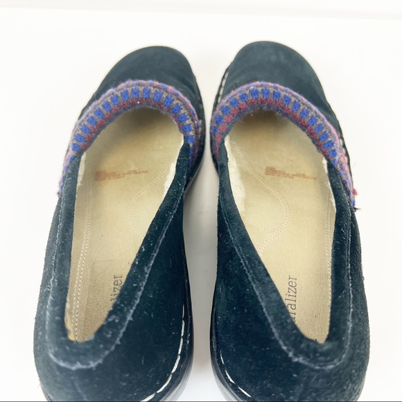 Naturalizer Womens Suri Clogs Shoes Black Suede Slip
On Wedge Size 10 M - Picture 6 of 10